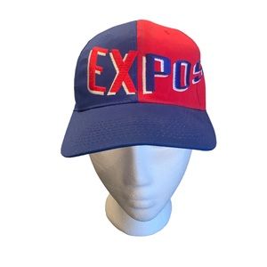 Vintage Montreal Expo’s Unisex SnapBack Hat Red and Blue